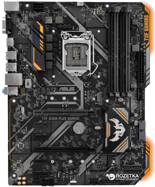 Материнская плата Asus TUF B360-Plus Gaming (s1151, Intel B360, PCI ...