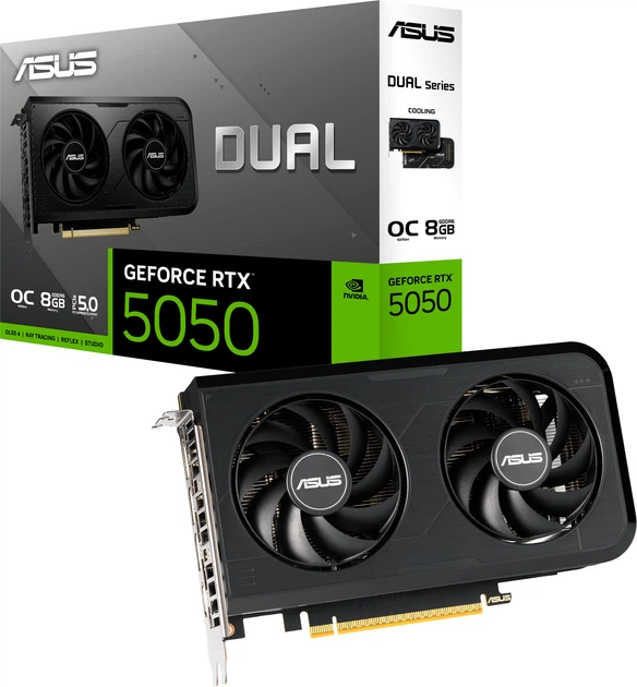 Відеокарта ASUS PCI-Ex GeForce RTX 5050 Dual OC Edition 8GB GDDR6 (128bit) (2677/20000) (HDMI, 3 x DisplayPort) (90YV0N72-M0NA00) - зображення 14