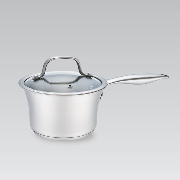 Стійка нержавіюча Maestro 160 мм x 1.25 л з кришкою (MR-3505-16S) - зображення 3