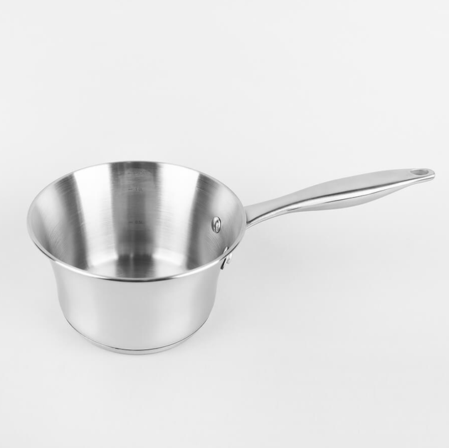 Стійка нержавіюча Maestro 160 мм x 1.25 л з кришкою (MR-3505-16S) - зображення 4