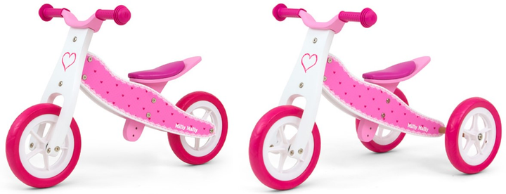 Біговел Milly Mally 2 в 1 Cool Hearts (2772) (5901761125245) - зображення 9