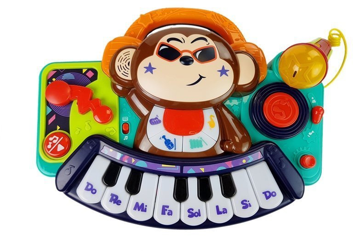 Інтерактивне піаніно для немовляти Lean Toys DJ Мавпочка 7379 (5908275998921) - зображення 3