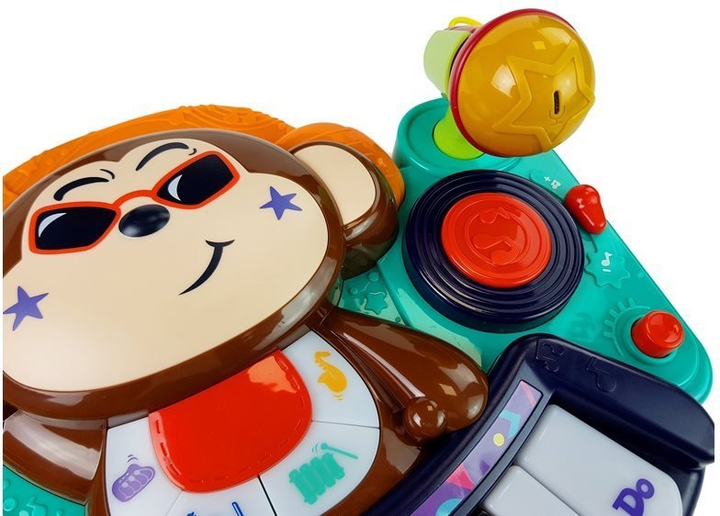 Інтерактивне піаніно для немовляти Lean Toys DJ Мавпочка 7379 (5908275998921) - зображення 5