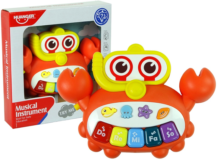 Muzyczne Pianinko Lean Toys Zwierzątka morskie 9433 (5904204754538) - obraz 2