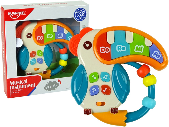 Музичне піаніно Lean Toys Папуга 9434 (5904204754545) - зображення 2