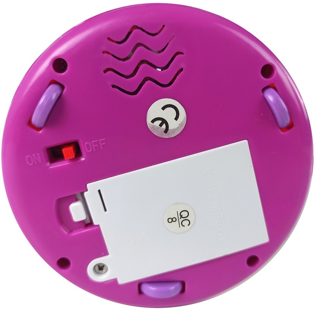 Bębenek Lean Toys z karuzelą i odgłosami zwierząt Różowy 4571 (5907625582995) - obraz 5