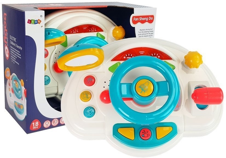 Kierownica interaktywna LEAN Toys z klaksonem 8491 (5903802458800) - obraz 2