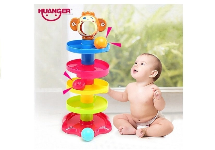 Sorter edukacyjny dla malucha LEAN Toys z małpką 2404 (5904665997659) - obraz 7