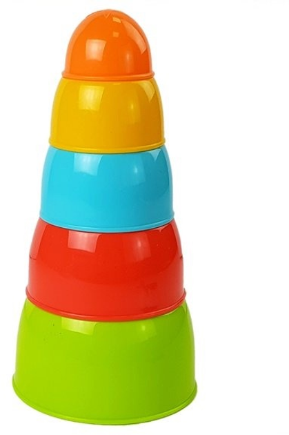 Układanka piramidka-kubeczki LEAN Toys zręcznościowa 7154 (5905884455586) - obraz 3