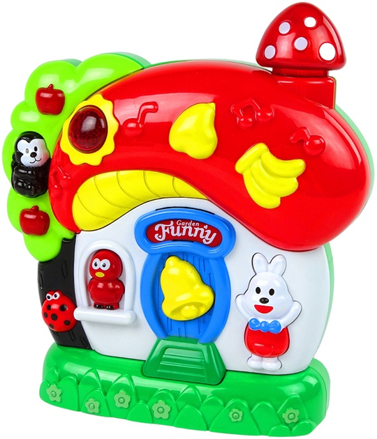 Domek-zabawka dla niemowląt LEAN Toys Zwierzątka muzyczny 12227 (5904665999707) - obraz 3