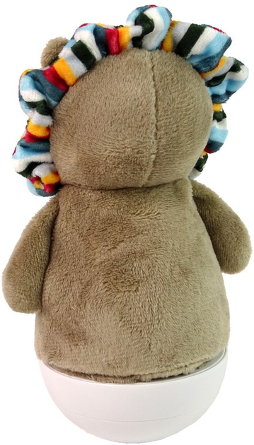 Zabawka LEAN Toys Lew z lampką i muzyką Brązowa 13865 (5905515359290) - obraz 4