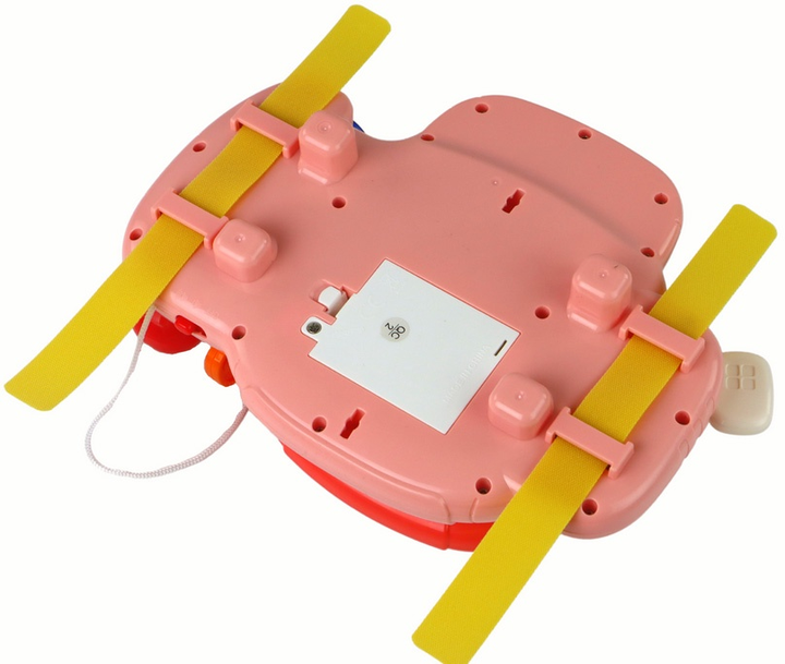 Kierownica wielofunkcyjna interaktywna LEAN Toys z symulatorem jazdy Różowa 16312 (5905679078457) - obraz 5