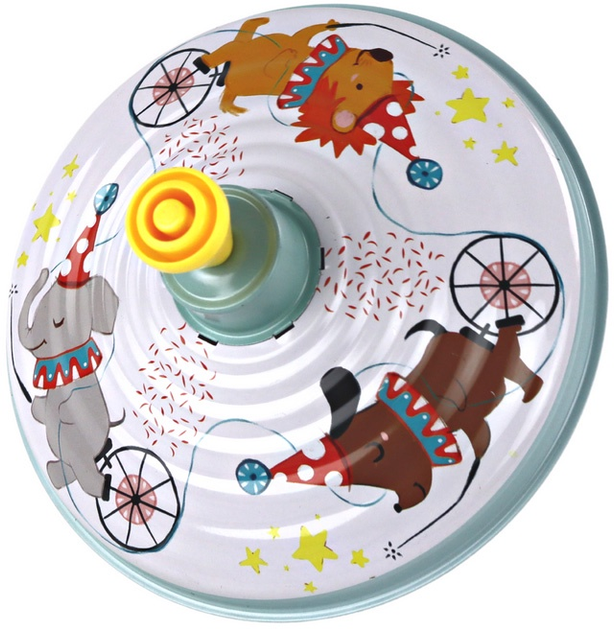Дзиґа традиційна металева LEAN Toys Цирк 17653 (5905991005025) - зображення 4
