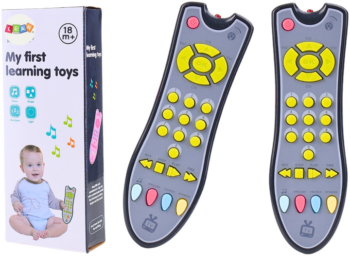 Інтерактивний розвиваючий пульт LEAN Toys для малюків зі звуками та світлом 20416 (5905991027058) - зображення 3