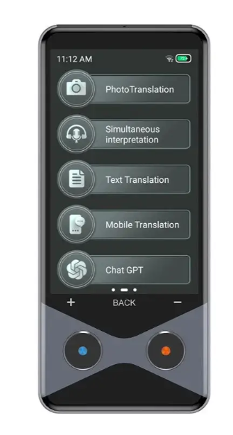 Перекладач Розумний портативний голосовий Ai Translator V9000, 16 офлайн мов 138 онлайн мов, фото переклад 74 мовами 1700 mAh - зображення 2