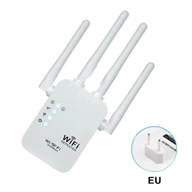 Репитер Repeater WIFI Ретранслятор 300 Мбит/с Удлинитель большого радиуса действия Усилитель сигнала Wi-Fi - изображение 2