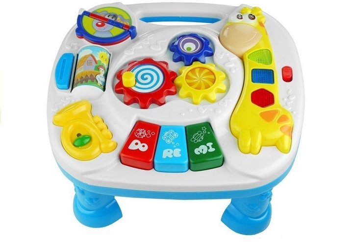 Багатофункціональний столик LEAN Toys 2в1 з жирафом 771 (5904665996195) - зображення 5