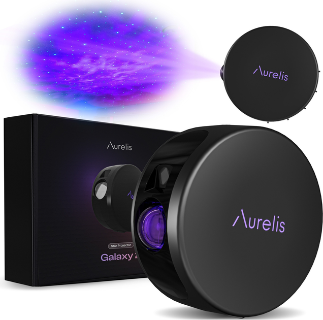 Projektor gwiazd Aurelis Galaxy 2 Czarny (5905523420272) - obraz 9