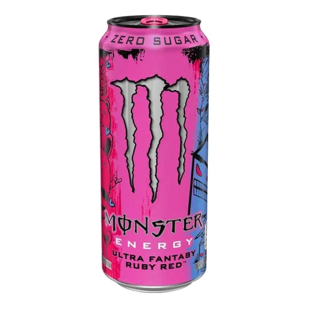 Енергетичний напій Monster Energy Ultra Fantasy Ruby Red 500 ml енергетик - Фото 1 Енергетичний напій Monster Energy Ultra Fantasy Ruby Red 500 ml енергетик - изображение 1