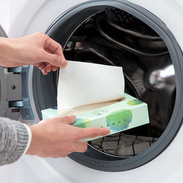 Концентрированные Салфетки порошок для стирки Swirl Non-Bio Fresh Clean 20 шт/уп - изображение 5