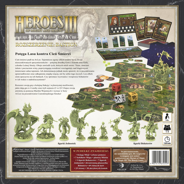Доповнення до настільної гри Archon Studio Heroes of Might and Magic III: Bastion (польське видання) (5901414674557) - зображення 4