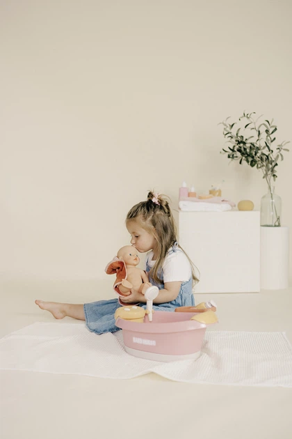 Ванна для пупса Smoby Toys Бебі Ньорс з електричним душем та підсвічуванням з аксесуарами (7600220386) (3032162203866) - зображення 13