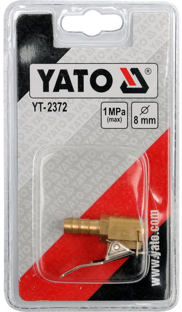 Głowica do pompowania YATO 6 mm (YT-2371) - obraz 2