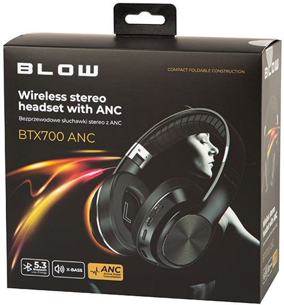 Słuchawki Blow BTX700ANC Black (32-833#) - obraz 6
