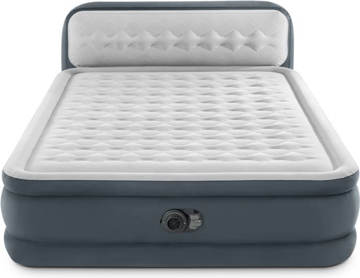 Materac dmuchany Intex do spania z pompką dwuosobowy 236 x 152 cm (64448) (6941057422992) - obraz 2