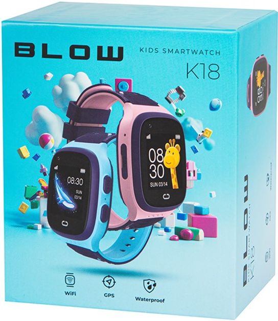 Смарт-годинник Blow Kids K18 4G GPS Pink (89-014#) - зображення 6