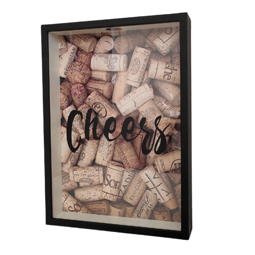 Скарбничка для винних пробок For wine 30.5x21x5 Black (124564) - Фото 1 Скарбничка для винних пробок For wine 30.5x21x5 Black (124564) - зображення 1