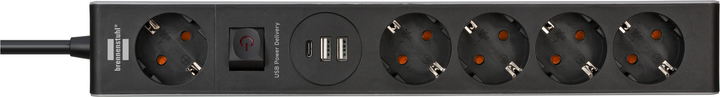 Przedłużacz Brennenstuhl Premium-Line 5 gniazdek, ładowanie USB 1.5 m (1159780615) - obraz 2