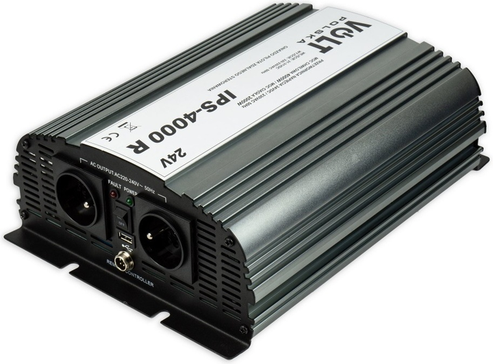 Перетворювач напруги Volt Polska IPS 4000 R 24VDC/230VAC 2000W (3IR400024R) - зображення 1