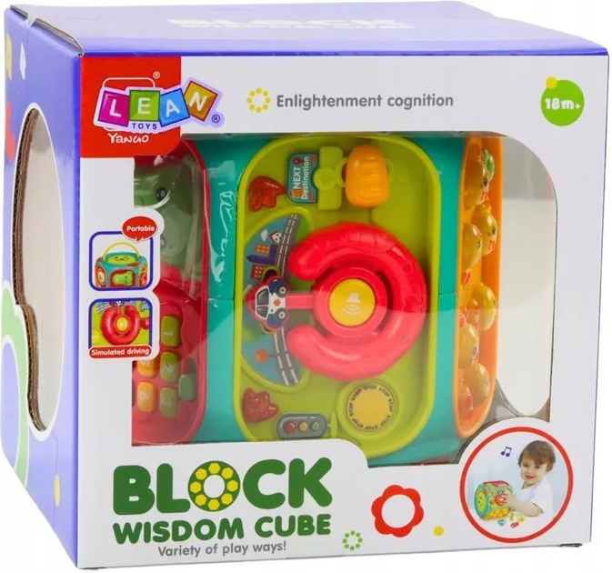 Kostka LEAN Toys wielofunkcyjna 22675 (5905991050247) - obraz 1