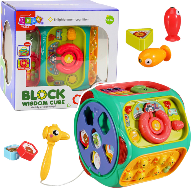 Kostka LEAN Toys wielofunkcyjna 22675 (5905991050247) - obraz 2