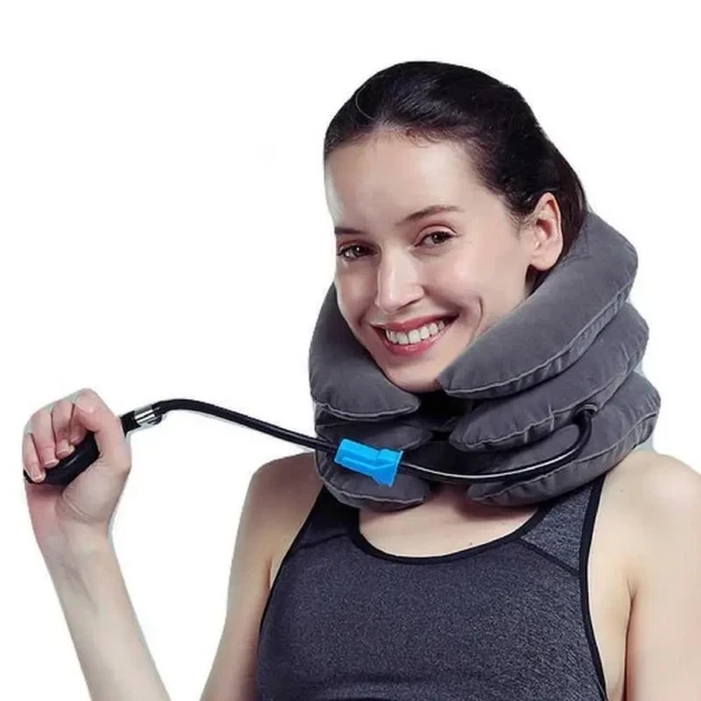 Ортопедический лечебный воротник массажер для шеи FOR CERVICAL SPINE дышащая ткань регулируемый размер - изображение 2
