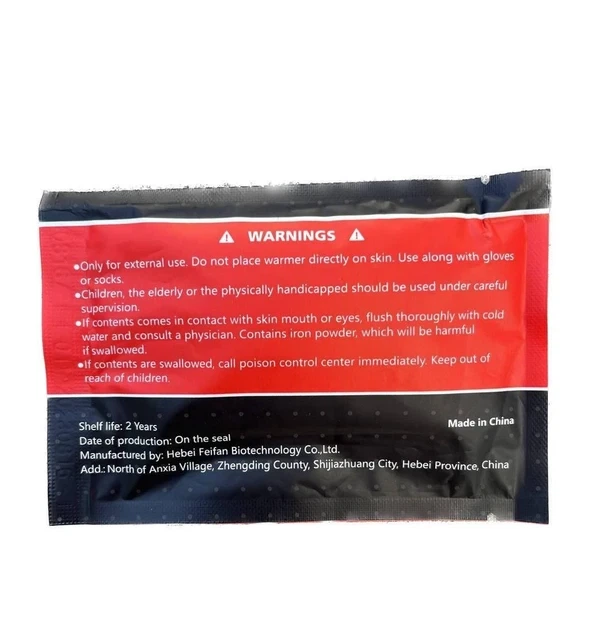 Грелка для рук Hand warmers хімічне тепло до 8 годин - зображення 2