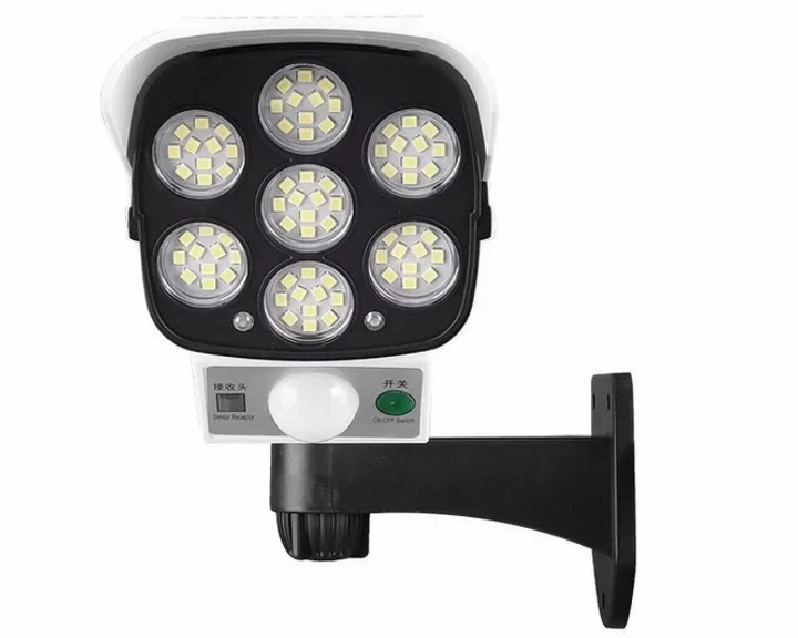 Муляж камера с прожектором белый 7 LED Solar Sensor Light солнечная батарея движение - Фото 5 Муляж камера с прожектором белый 7 LED Solar Sensor Light солнечная батарея движение - изображение 5