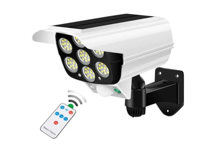 Муляж камера с прожектором белый 7 LED Solar Sensor Light солнечная батарея движение - Фото 7 Муляж камера с прожектором белый 7 LED Solar Sensor Light солнечная батарея движение - изображение 7