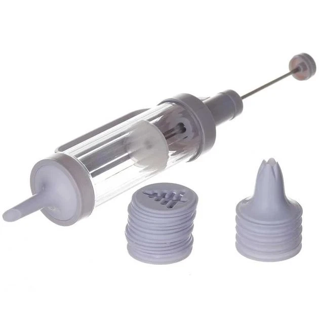 Шприц для печенья Cookie Press and Cake Decorator Set 72 насадки пищевой пластик - изображение 2