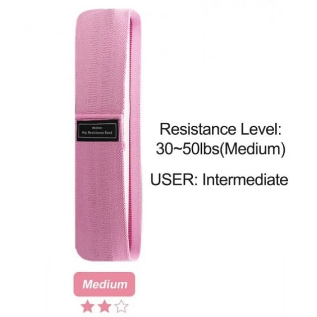 Резинки для фитнеса Hip Resistance Band (100) эластичные ленты несколько уровней сопротивления - изображение 4