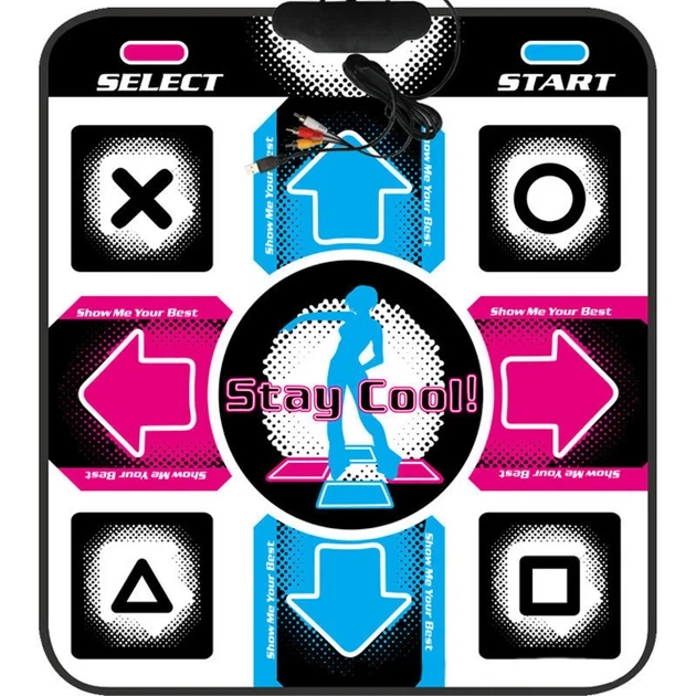 Танцевальный коврик Dance Mat подключение к компьютеру и ТВ антискользящее покрытие - изображение 3