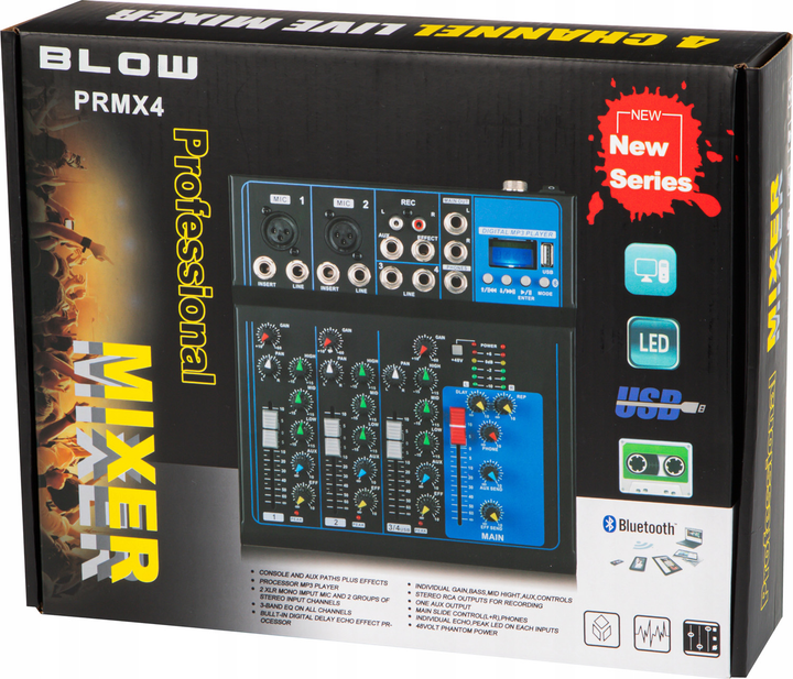 Mikser audio BLOW PRMX 4 (33-201#) - obraz 4
