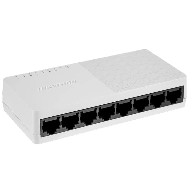 Комутатор 8 портів некерований Hikvision DS-3E0108D-O - Фото 1 Комутатор 8 портів некерований Hikvision DS-3E0108D-O - зображення 1