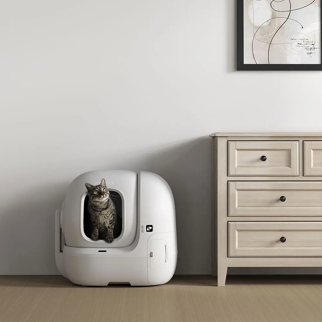Самоочисний лоток для котів PetKit Purobot MAX PRO z kamera AI (6975069305509) - зображення 14