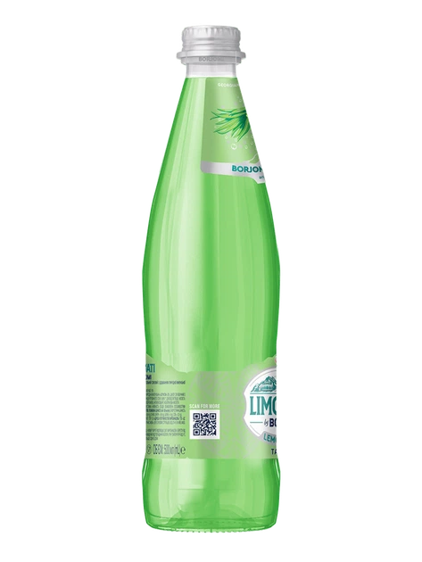 Упаковка сильногазованого лимонаду Borjomi Limonati Тархун 0,5 л х 12 пляшок - изображение 5