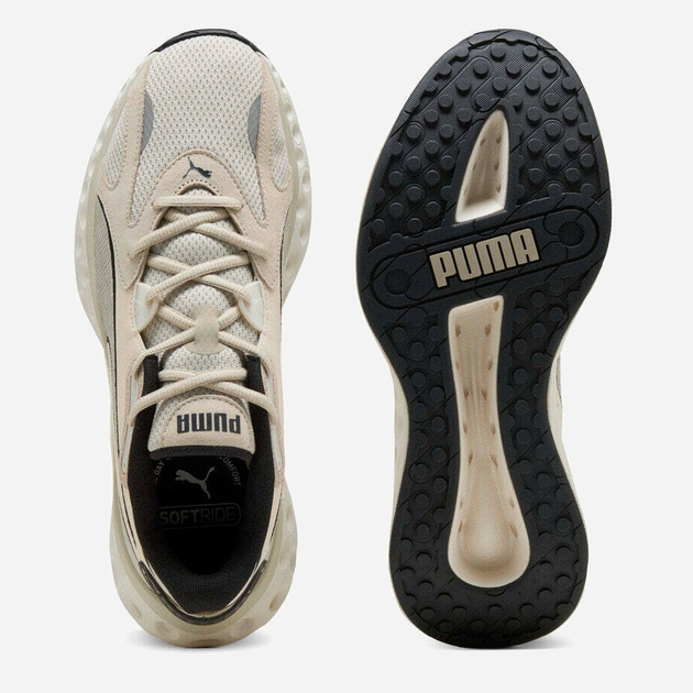 Buty do biegania męskie Puma Softride Frequence 31050011 42 (8UK) Beżowe (4069157040464) - obraz 5