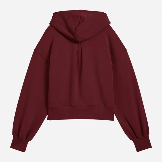 Bluza damska z kapturem Puma Wardrobe Ess Relaxed Cropped Hoodie Tr 62974696 S Bordowa (4069157387187) - obraz 5