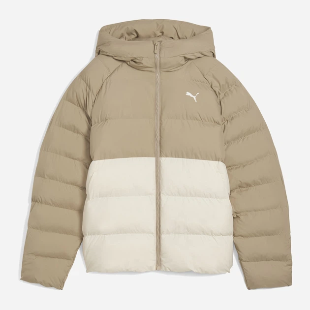Куртка демісезонна з капюшоном жіноча Puma Mono Hooded Jacket 68838587 S Бежева (4069157604352) - зображення 3