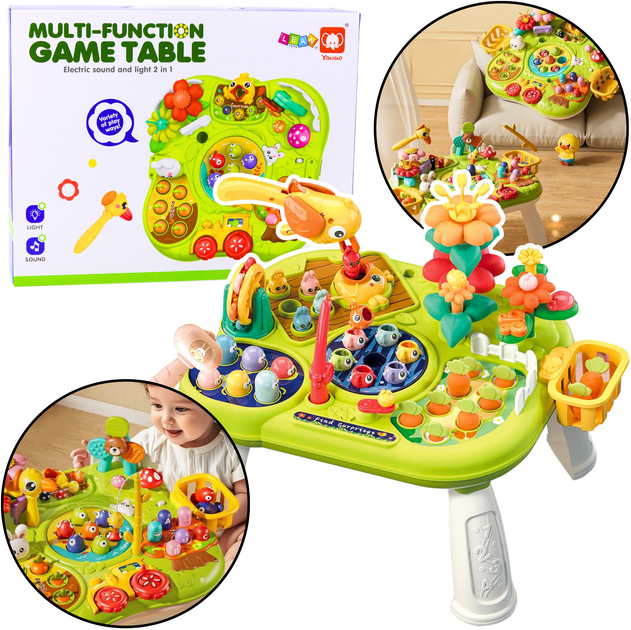 Столик LEAN Toys з аркадними іграми 22674 (5905991050230) - зображення 3